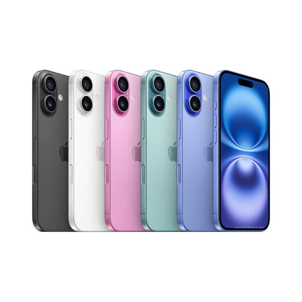 گوشی موبایل اپل مدل iPhone 16 CH-not Active دو سیم کارت ظرفیت 128 گیگابایت و رم 8 گیگابایت- با گارانتی شرکتی سفید و مشکی